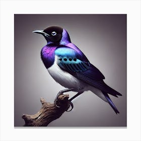 Bird On A Branch 5 Canvas Print