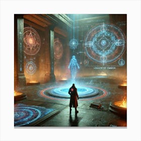 Episode 10 Sci Fi Scene Converted Canvas Print