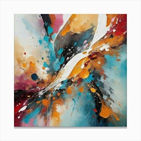 Abstract Nice Artwork Painting Art Print 3 Canvas Print