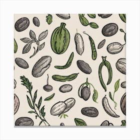 Legumes As A Logo (59) Canvas Print