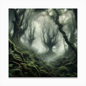 Dark Forest 34 Canvas Print