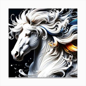 Creative Horse Beauty Illustration Nr 133 Canvas Print