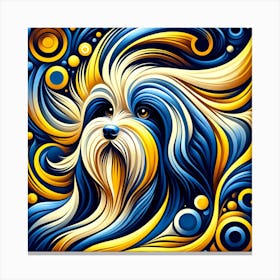 Havanese Dog Breed 01 Canvas Print