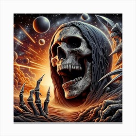 Skeleton 4 Canvas Print