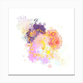 Vibrant Abstract Ink Splash – Expressive Modern Art Stampe su tela