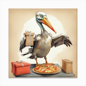 Pelican 36 Canvas Print