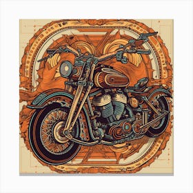 Harley Davidson Canvas Print