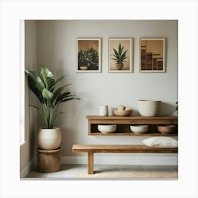 Room With Plants 3 Canvas Print