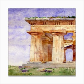 Greece - Temple Of Apollon Canvas Print