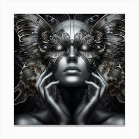 Butterfly Woman 2 Canvas Print