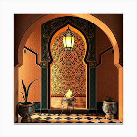 Arabic Interior Canvas Print