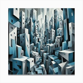 Abstract Cityscape 6 Canvas Print