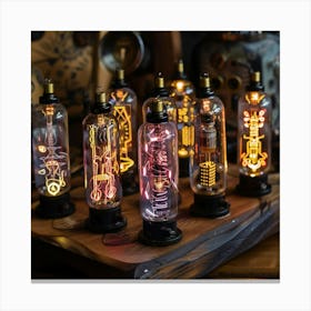 Steampunk Lamps 1 Canvas Print