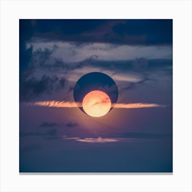 Eclipse Of The Sun 1 Canvas Print