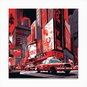 Times Squares Canvas Print
