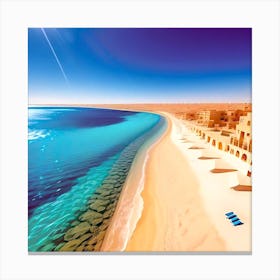 Egypt Beach Canvas Print
