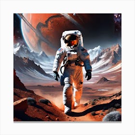 Spaceman Canvas Print