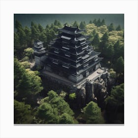 Japanese Castle Canvas Print