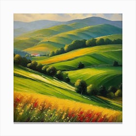 Tuscan Landscape 2 Canvas Print