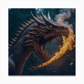Dragon Fire Canvas Print