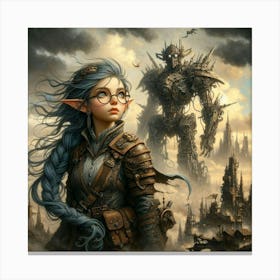 Elven Girl Canvas Print