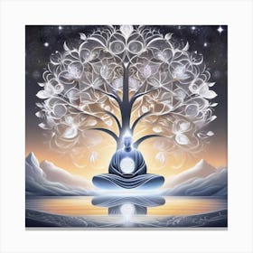 Buddha Tree 1 Canvas Print