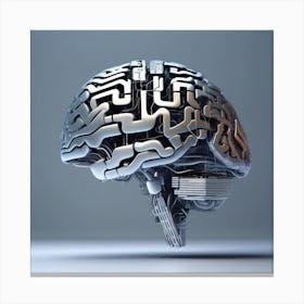 Digital Brain 3 Canvas Print
