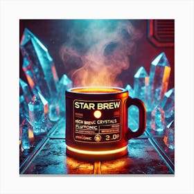 A Sci Fi Inspired Hot Beverage Named Star Brew, Canvas Print