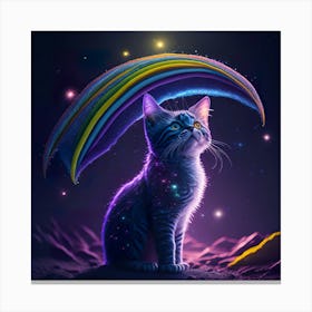 Cat Galaxy (25) Canvas Print