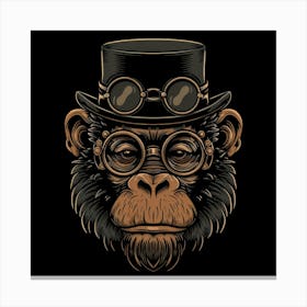 Steampunk Monkey 33 Canvas Print