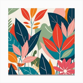 Tropical Leaves 1 Canvas Print