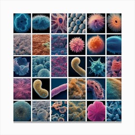 Microbes Canvas Print