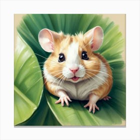 Hamster Painting 3 Canvas Print