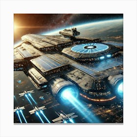 Aurelius Class Carrier Converted Canvas Print