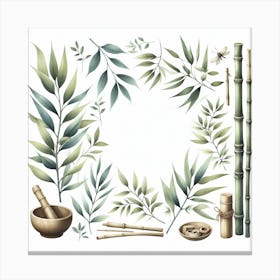 Bamboo 7 Canvas Print