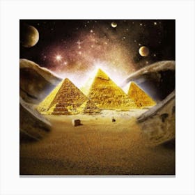 Egyptian Pyramids 4 Canvas Print