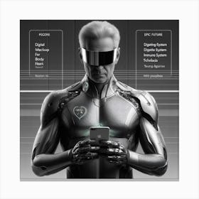 Android Man 2 Canvas Print