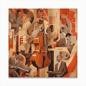Jazz Musicians Canvas Print