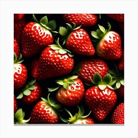 Red Strawberries Canvas Print