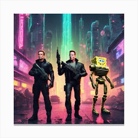 Sci - Fi Movie Poster Canvas Print
