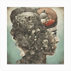 Head Of A Woman Canvas Print