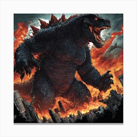 Godzilla 11 Canvas Print