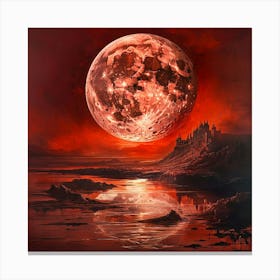 Full Moon Canvas Art Canvas Print