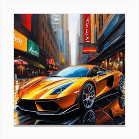Lamborghini Aventador 12 Canvas Print