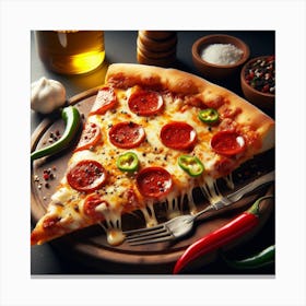 Pizza28 Canvas Print