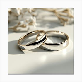 Wedding Rings 1 Canvas Print