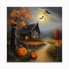 Halloween Pumpkins 8 Canvas Print