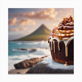 Dessert On The Beach Canvas Print