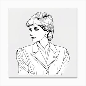 Princess diana 1 Canvas Print