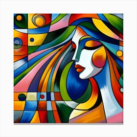Abstract Of A Woman 20 Canvas Print